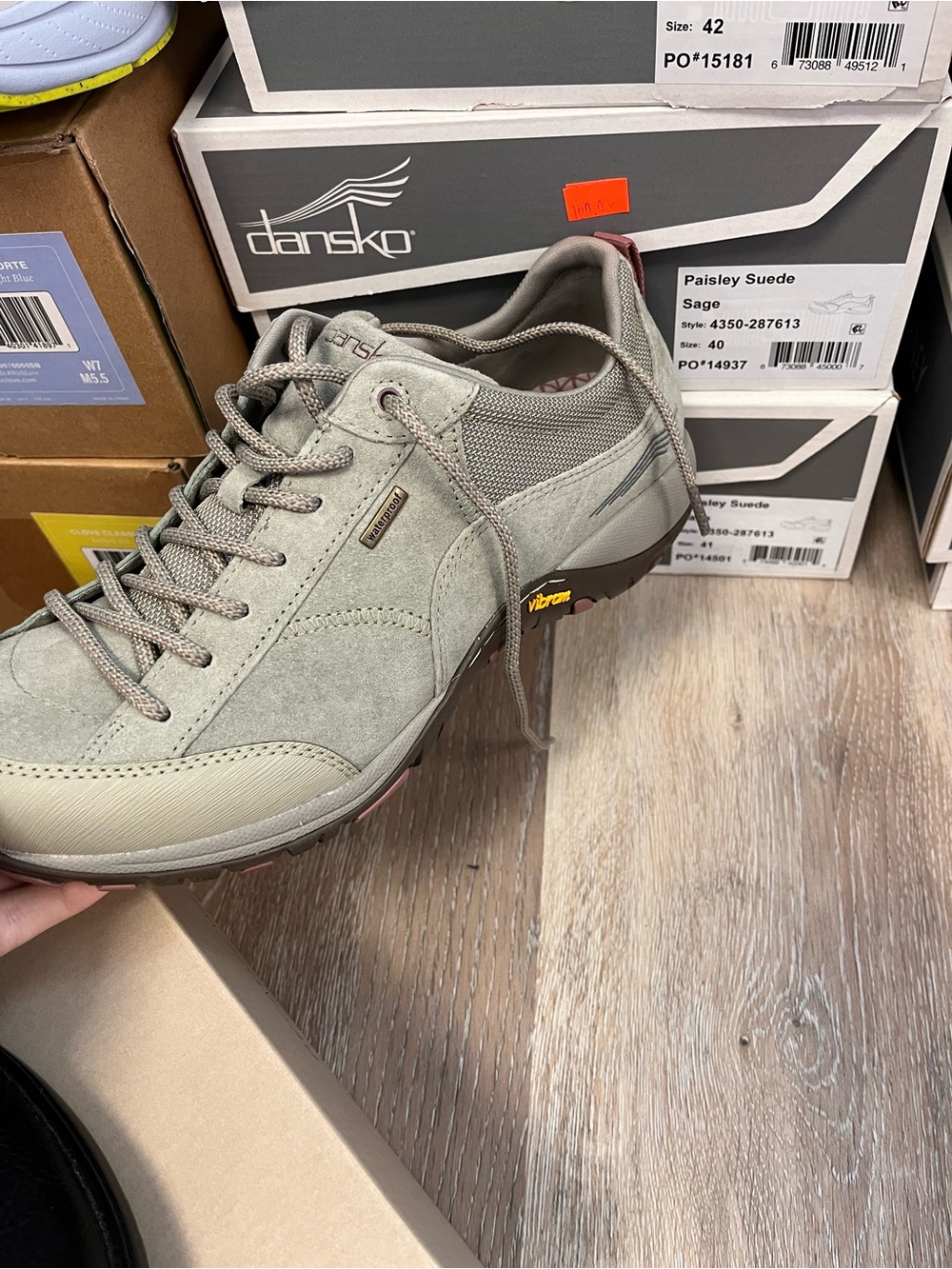 Dansko Sage Suede Men’s Lace-Up Athletic Shoe